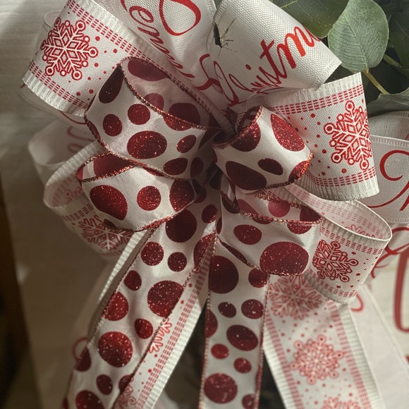 Merry Christmas grapevine wreath - Picture 3 of 5